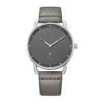 RHOS Quartz Stainless Steel Watches 316L Steel Case Leather Strap