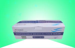 China Eco Friendly Cardboard Box Gift Packaging For Dispasable Medical Facial Mask wholesale
