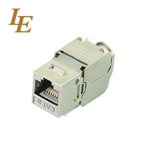 China Cat5e Cat6 Cat6a Utp Rj45 180 Network Keystone Jack wholesale