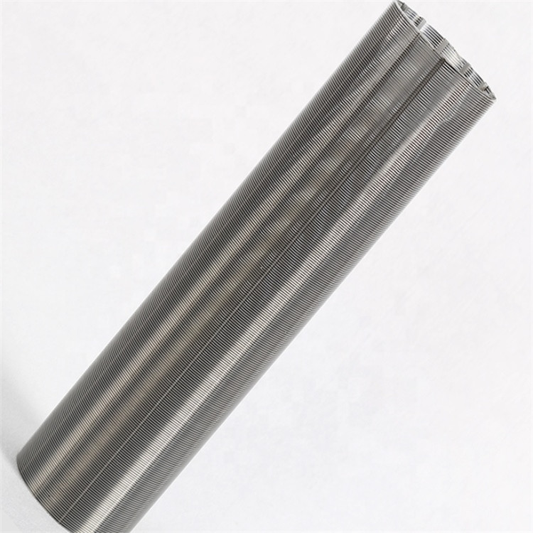 43/60/90um 40 Micron Ss316l Wedge Wire Screen Filter