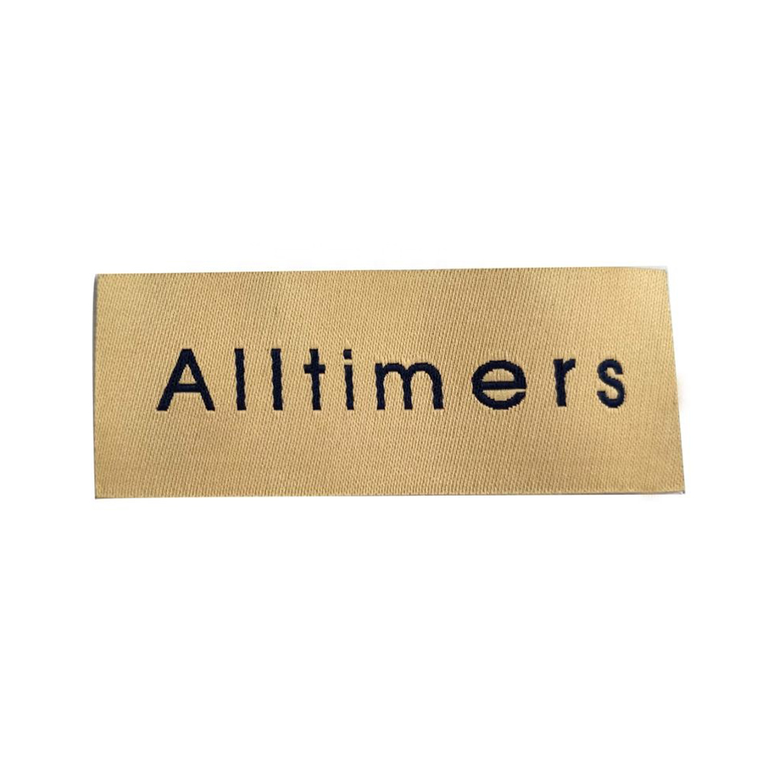 Rectangle Custom Clothing Tags Labels , Straight Cut Fabric Clothing Labels Personalized