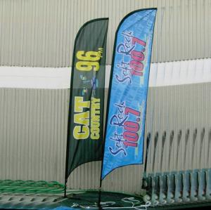 China Advertising Feather Flags , outdoor Flying banners for Tradeshow wholesale