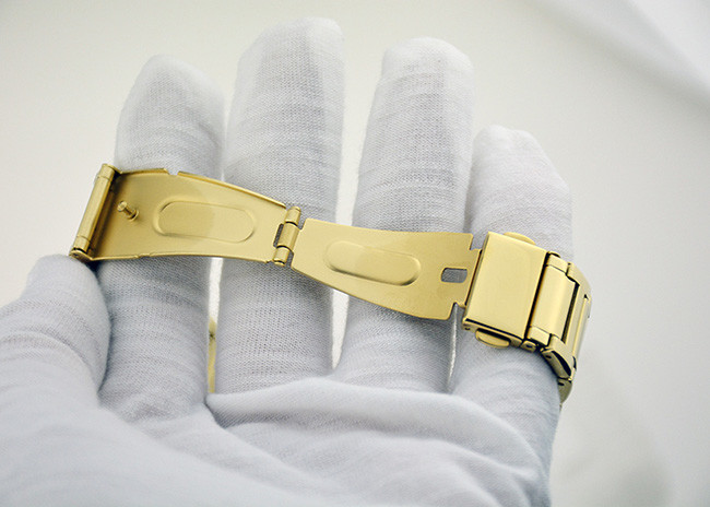 100 M Water Resistant Quartz Watch , Solid Band Quartz Female Watches