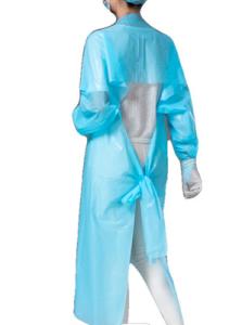 China Water Resistant Disposable CPE Gown , Plastic Medical Gowns Breathable wholesale