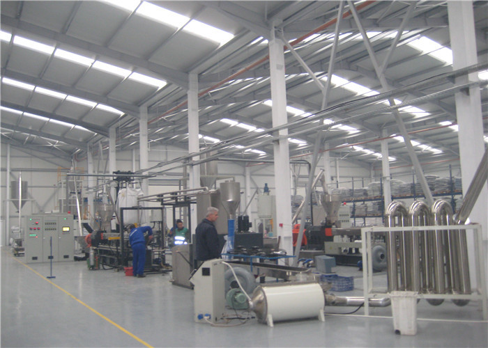 High Performance Plastic Pellets Making Machine Line With Double Stage Extruders