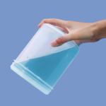 Powder Packing HDPE Jar with Wide Mouth and Sealed Screw Neck in Black/White