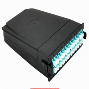 China Fiber optic 40g 100g OM3 MTP MPO cassette mpo box wholesale