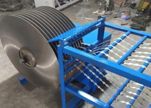 China Galvanized 3.0kw 0.45mm Razor Wire Making Machine wholesale