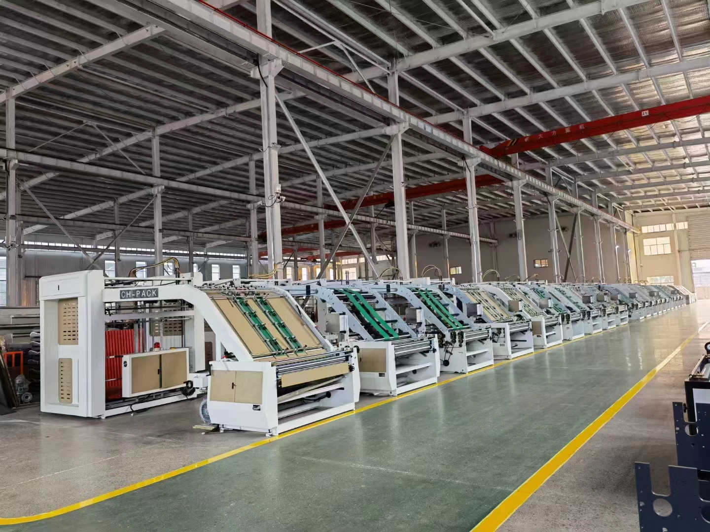 Long Service Life Corrugated Cardboard Fully Automatic Flute Laminator for Carton Box Making Machine