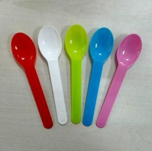 China Pla Ice Cream Spoon Fork Knife Pink Party Western Restaurants Recyclable wholesale