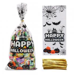China PP LDPE Customer Printing 150 Pieces Halloween Cellophane Bags wholesale