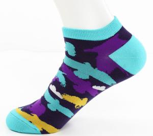 China Premium Men Custom Made Sports Socks , Ankle Knitted Printed Sports Socks, Leisure Socks wholesale