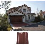 Waterproof Natural Clay Glazed Spanish Roof Tile Home Remodeling Improvement