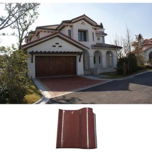 China Waterproof Natural Clay Glazed Spanish Roof Tile Home Remodeling Improvement wholesale