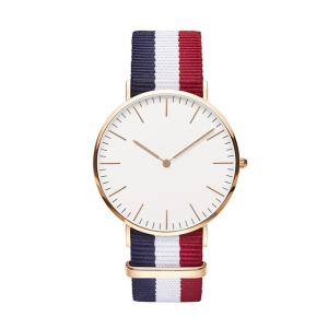 China ODM Women Quartz Wrist Watch 5ATM Waterproof Nylon Band Watch wholesale
