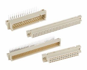 Female Header DIN 41612 Connector Three Row WIth Hook Right Angle Type