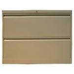Two Drawer Lateral Metal Filing Cabinet Knockdown Design