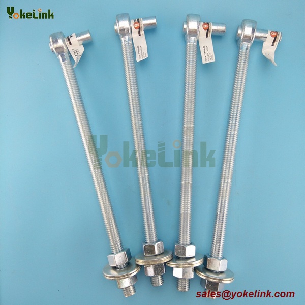 Made in China 3/4" x 10" Zinc finish steel Gate Bolt Hook with a good price