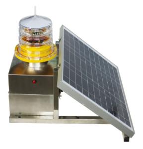 China FAA L864 / L865 Solar Powered Type B 15km Aircraft Warning Lights wholesale