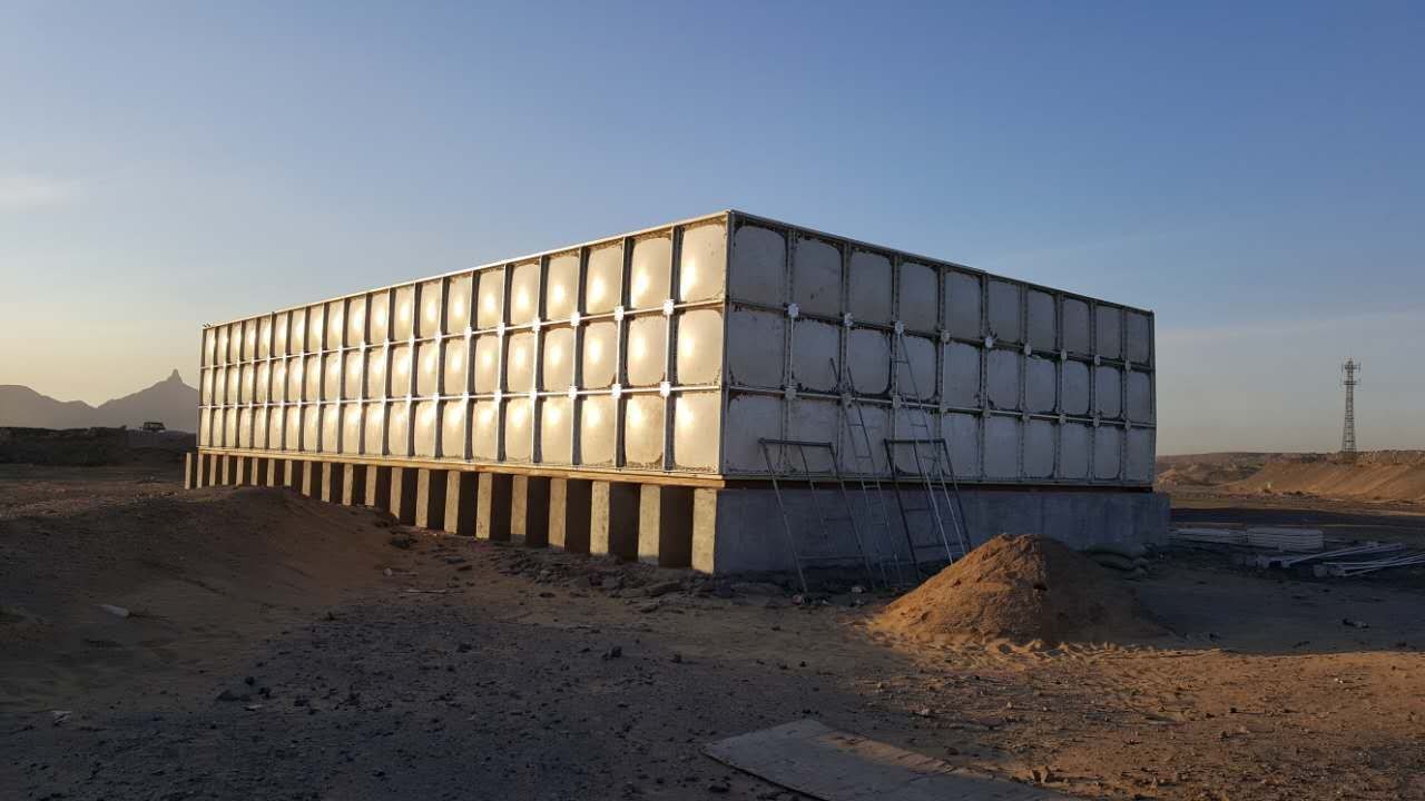 1000m3 GRP Frp Smc Moulded Plastic Water Storage Tanks For Underground