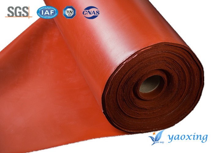 Double Sided Rubber Silicone Fiberglass Fabric 1.5mm 2.0mm Thickness