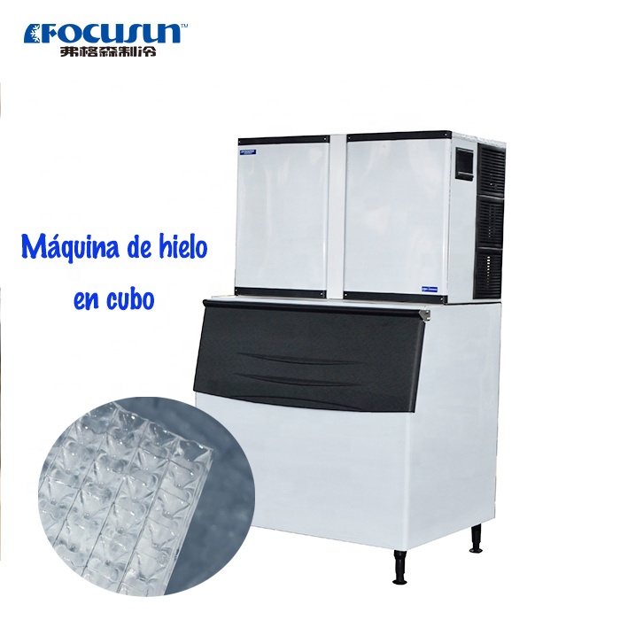 Industrial Ice Small Capacity Cube Ice Machine with Air Cooling and TECUMSEH Compressor