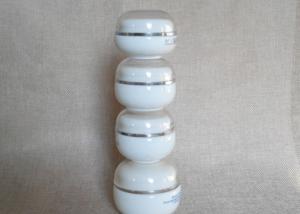 China 100ml Facial Mask Cream Glass Cosmetic Jars Opal White Clear Wide Mouth wholesale