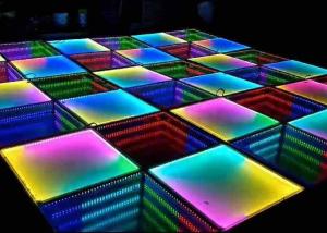 China Outdoor HD P6.25 SMD3528 Full Color LED Dance Floor 1000mmx 500mm Box wholesale