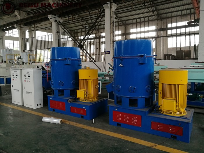 Compact Plastic Auxiliary Machine Polyester / Non Woven Shopping Bags Agglomerator