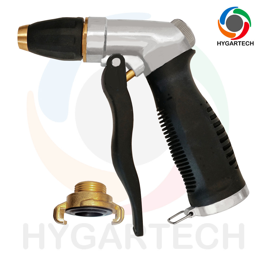 Metal Down Pressure Washing Gun Multi-Purpose Hose Nozzle With Front Trigger Control Valve