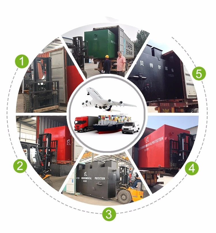 Condition Septic Tank Sewage Treatment Plant for Waste Water Treatment in Food Shop