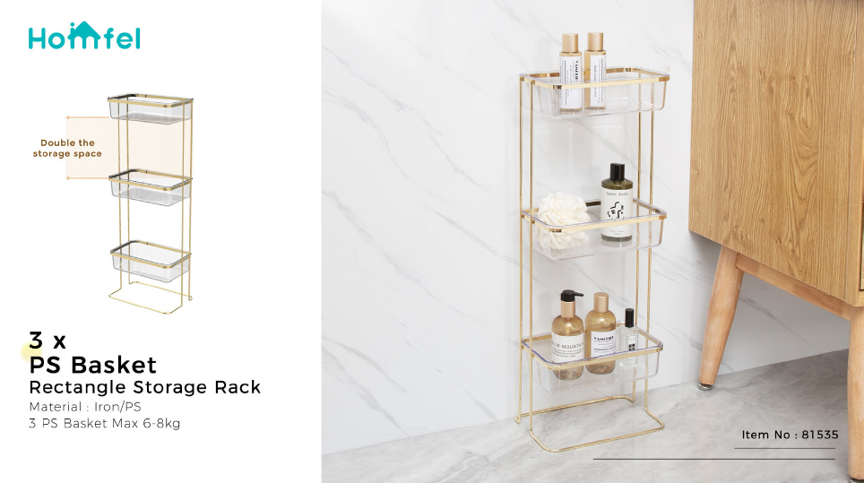 Standing Metal Corner Shelf Bathroom Caddy 3 Tiers Convenient Modern