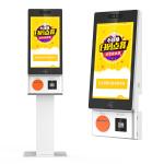 24 Inch Self Checkout Kiosk RF Check Out RFID Card Reader For Supermarket