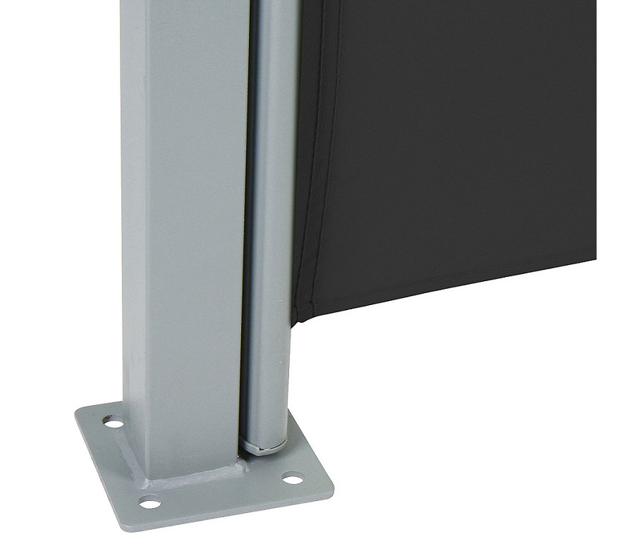200x600cm Best Selling All Aluminum Side Awning Automatic Retractable spring inside Water-proof, Windproof