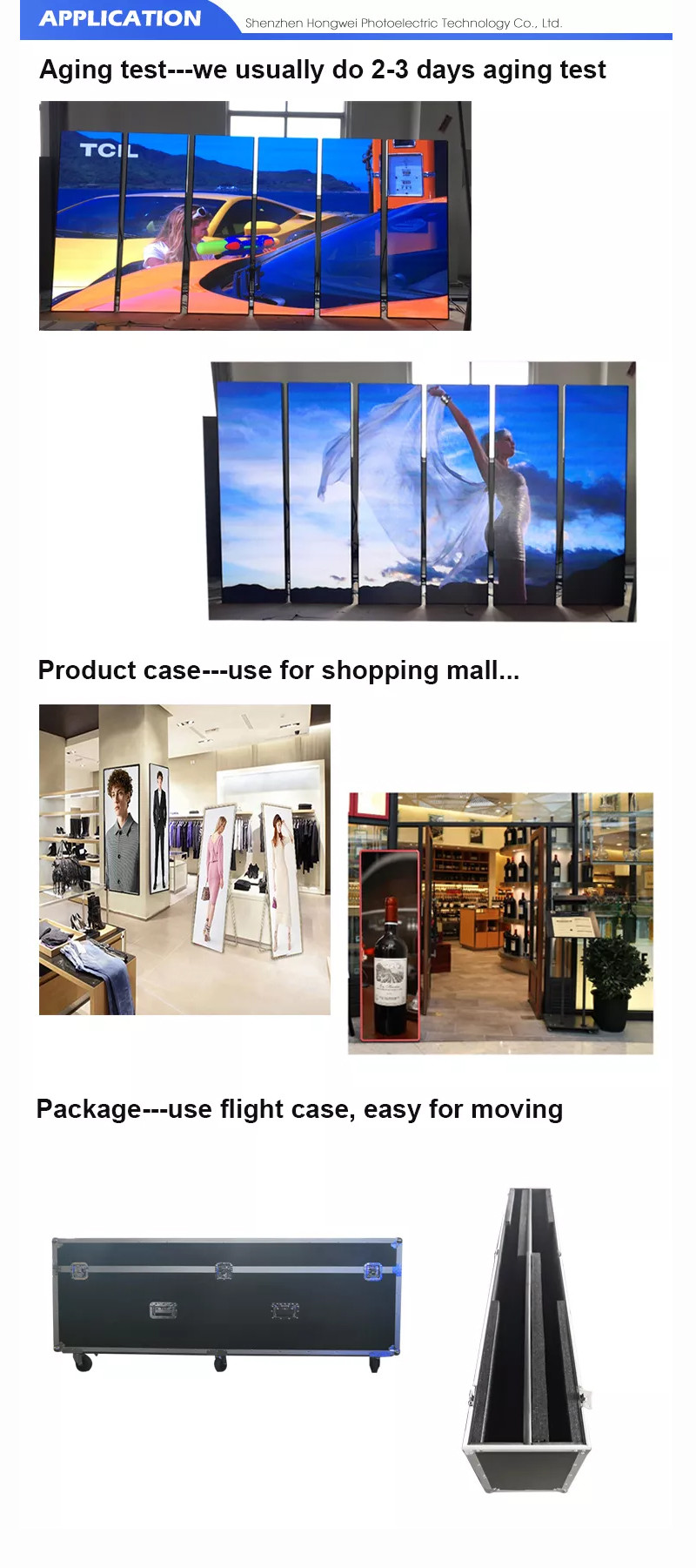Ultra Slim Smart Standing Poster Led Screen , Digital Indoor P2 Mirror Led Display