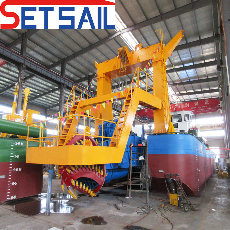 8 Inch Cutter Suction Dredge Sand Vessel with Anchor Boom