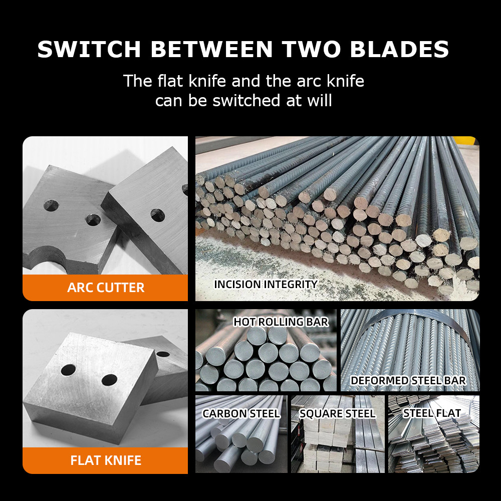 Industrial Heavy-Duty Steel Bar Cutting Machine Rebar Cutter for Construction