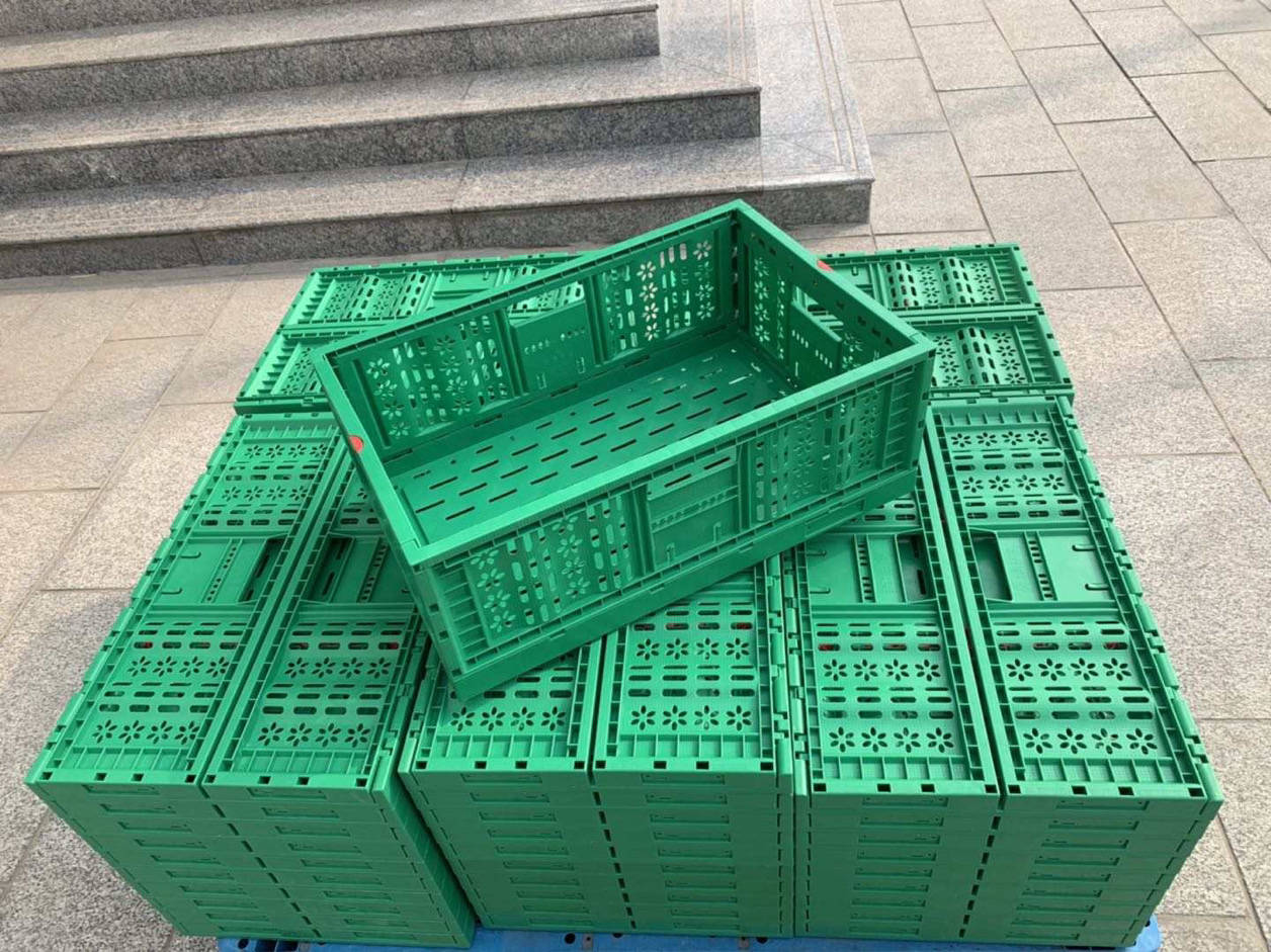 Stackable Collapsible Plastic Crates The Ultimate Solution for Fruit Vegetable Moving