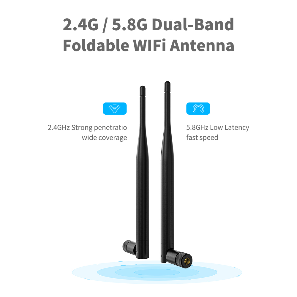 Vertical Polarization SDR 5dbi 1090/978mhz ADS-B Discovery Antenna