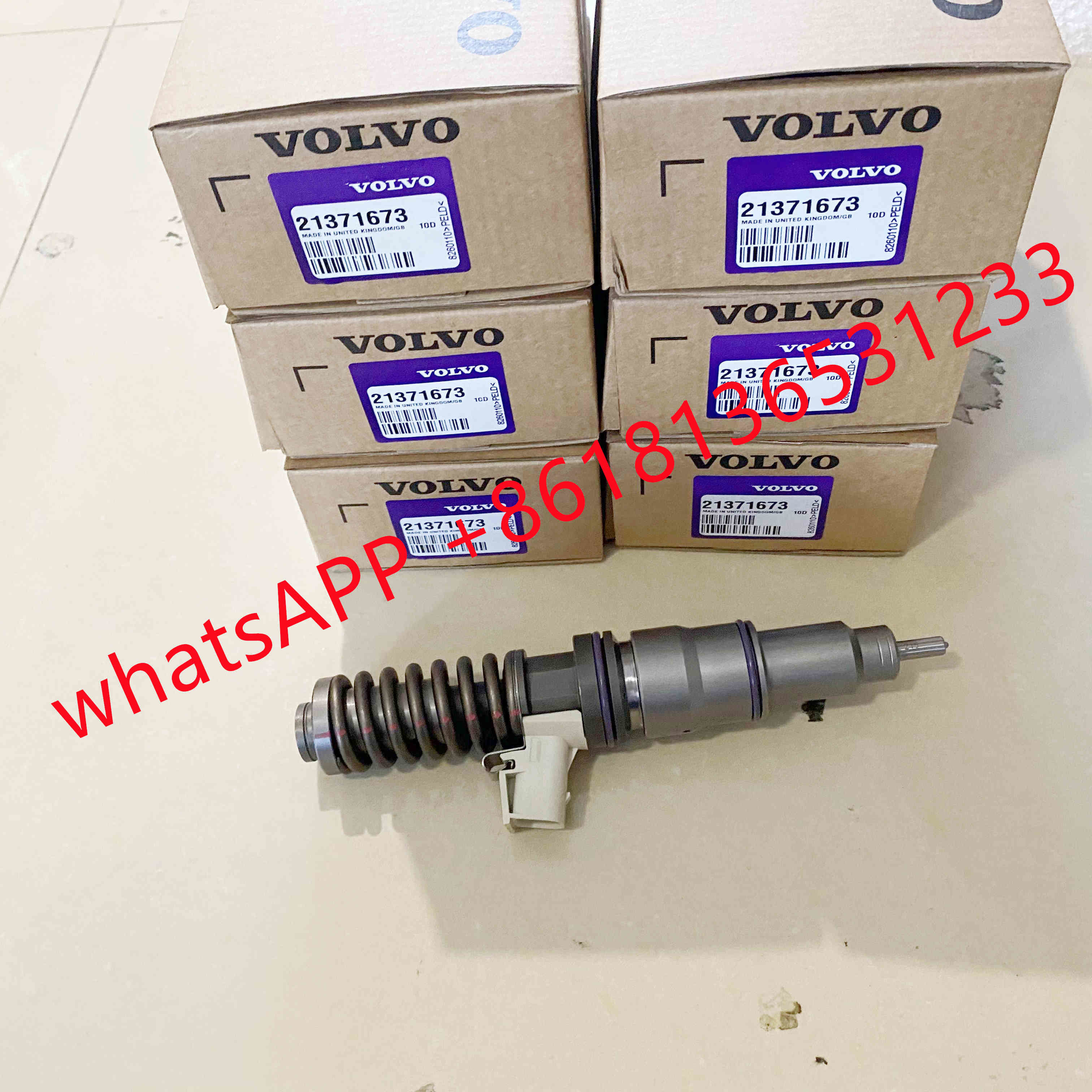 For Volvo common rail injector 21340612 21371673 BEBE4D24002 injector 21371673 21340612 for Renault trucks Volvo FH12 12