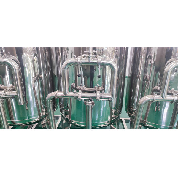 8T Single Stage Of Stainless Steel Pure Water Equipment For Industrization