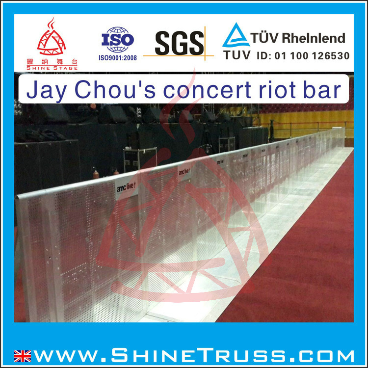 aluminum concert mojo barrier