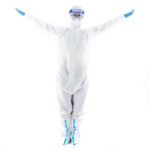 China PP non woven sterile waterproof polypropylene disposable medical isolation coverall wholesale