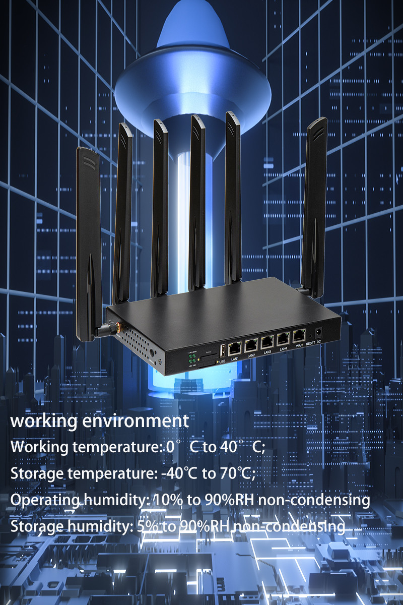 M2 Interface 5G Wifi 6 Router Openwrt 4g Router With Sim Card