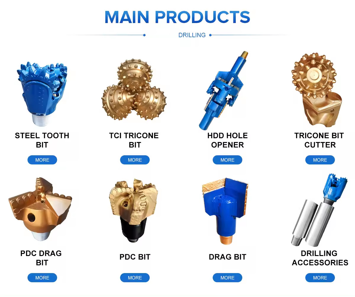 9 Inch PDC And Roller Hybrid Drill Bit For Diamond Drilling With Durable Construction
