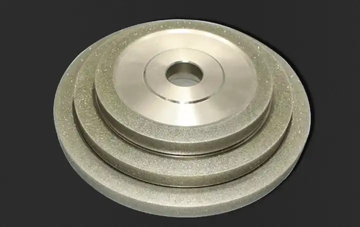 Flat M2 Steel Electroplated Grinding Wheel Various Shapes Silver