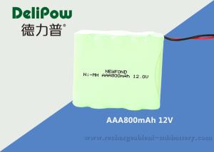 China AAA 800mah Rechargeable Batteries 12V , High Energy Nimh Battery Pack wholesale