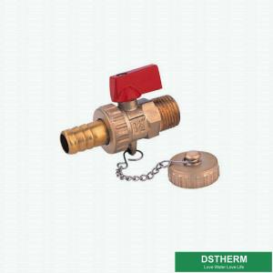 China Brass Color Radiator Valve Customized Forged Brass Ball Valve Middle Weight wholesale