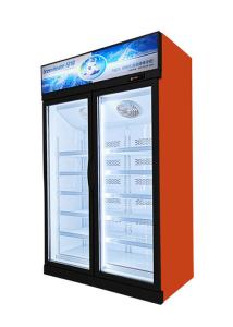 China Refrigeration Equipment Supplies Vertical Display Freezers With R290a 450L wholesale