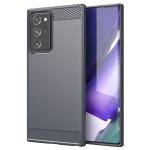 Luxury Shockproof Phone Cases Carbon Fiber TPU Back Cover Anti Slip